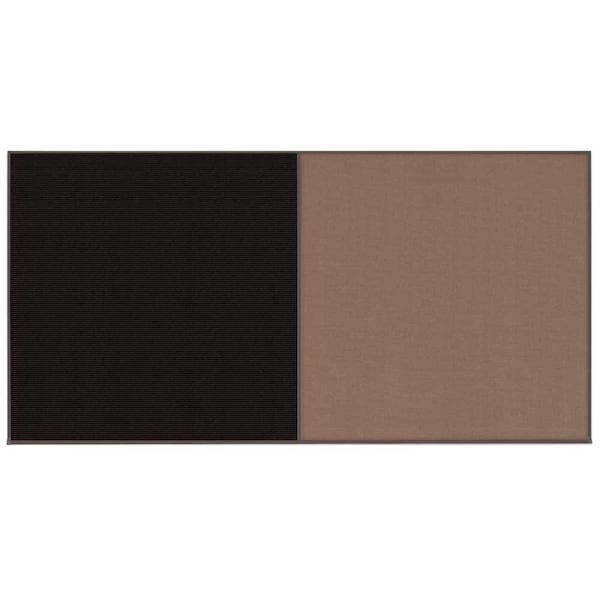 Enclosed Corkboard, 1 Door, 72"x36", 4" Fra